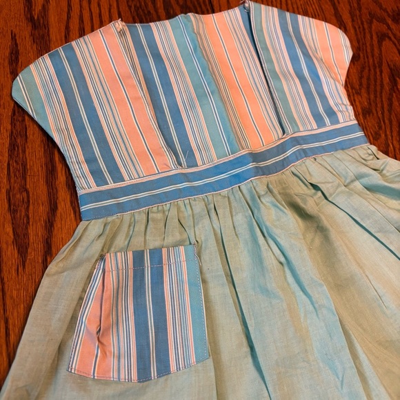 Vintage Clothespin Hanging Bag Handmade - Picture 3 of 7